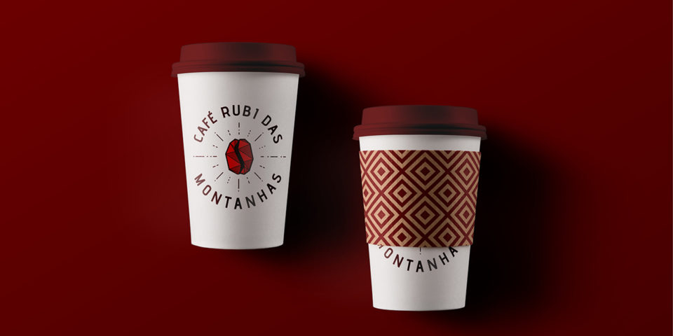 Logo e embalagem Café Rubi das Montanhas